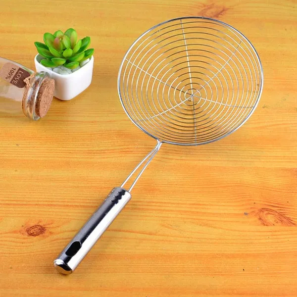 2357 Round Stainless Steel Deep Fry  / Mesh Strainer