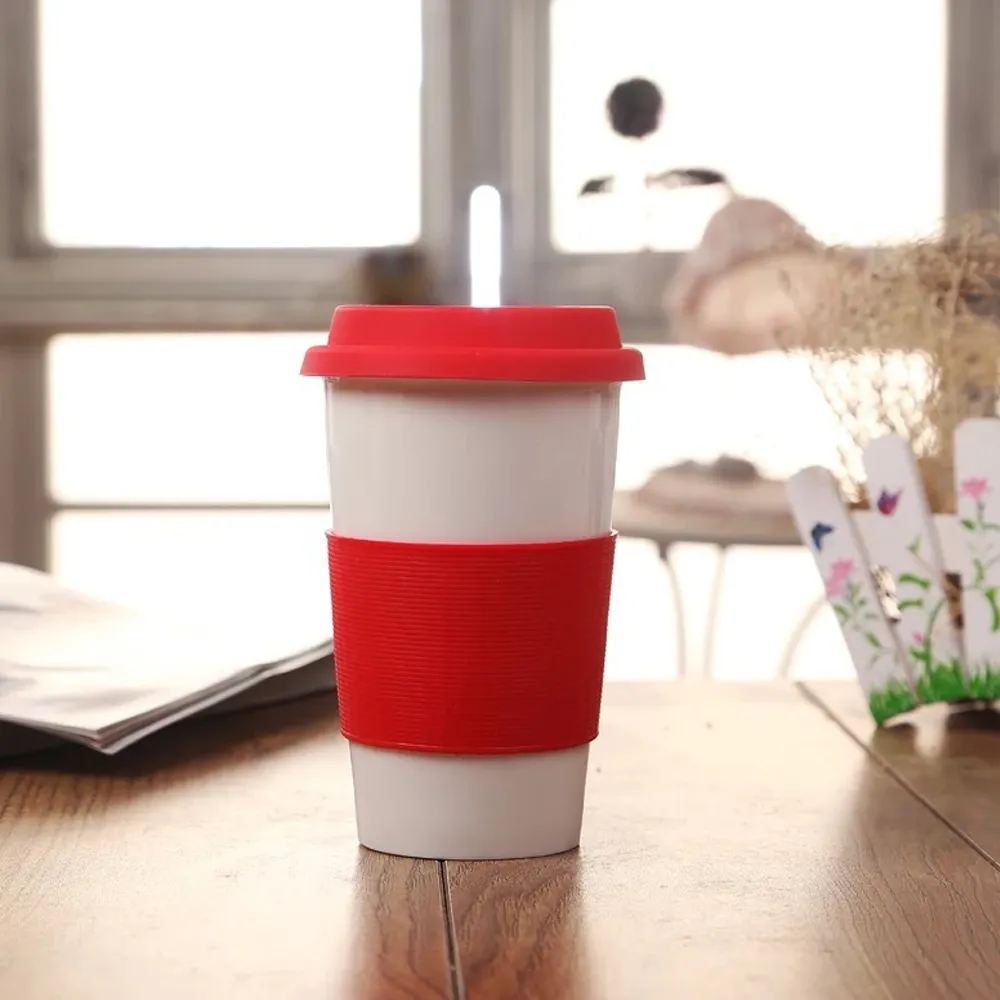 400ml Ceramic Tumbler with Sleeve