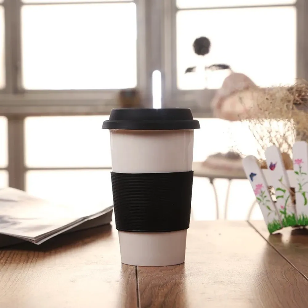 400ml Ceramic Tumbler with Sleeve