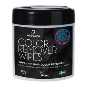 All 1 Clean Hair Colour Remover Wipes 100Pk