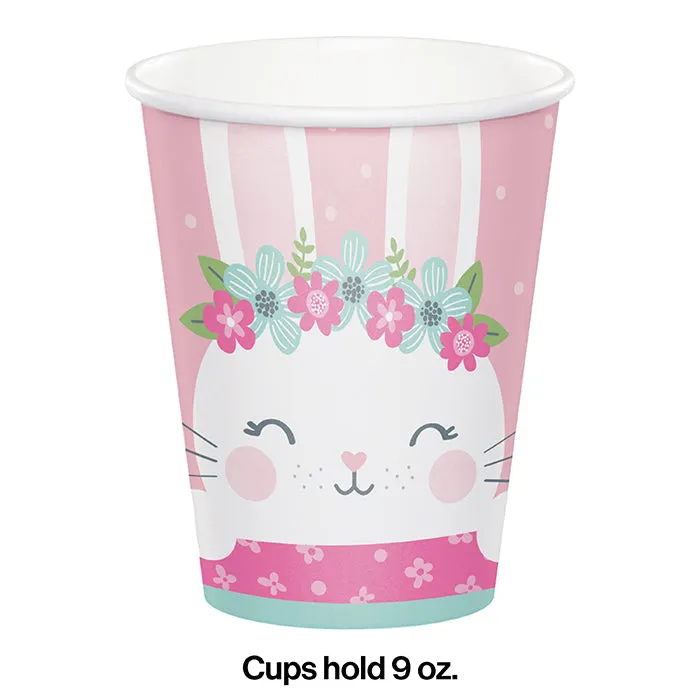 Birthday Bunny Hot/Cold Paper Cups 9 Oz (8/Pkg)