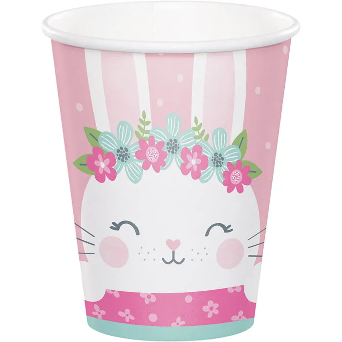 Birthday Bunny Hot/Cold Paper Cups 9 Oz (8/Pkg)