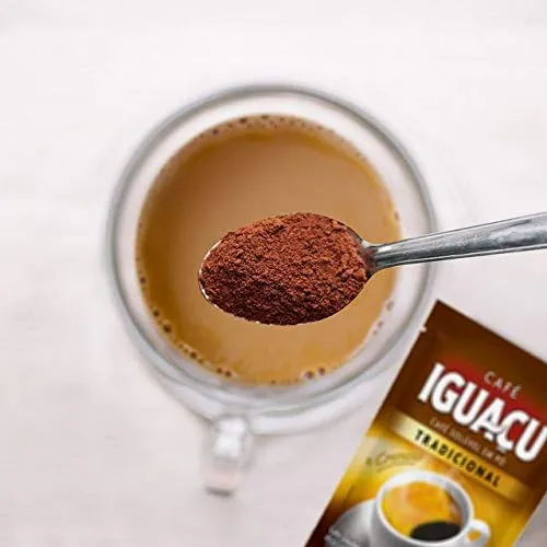 Cafe' Iguacu Tradicional Instant Brazilian Coffee, Can 200 grams