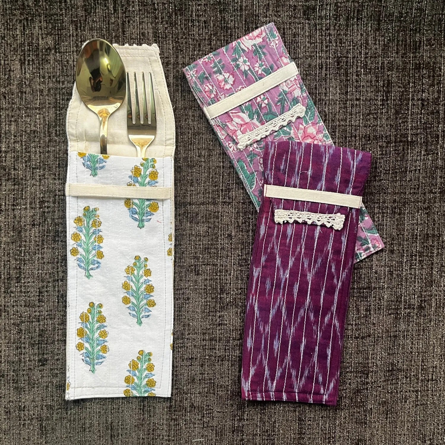 Cutlery Cover / Holder / Case | Travel Essential | Table Cutlery Wrap