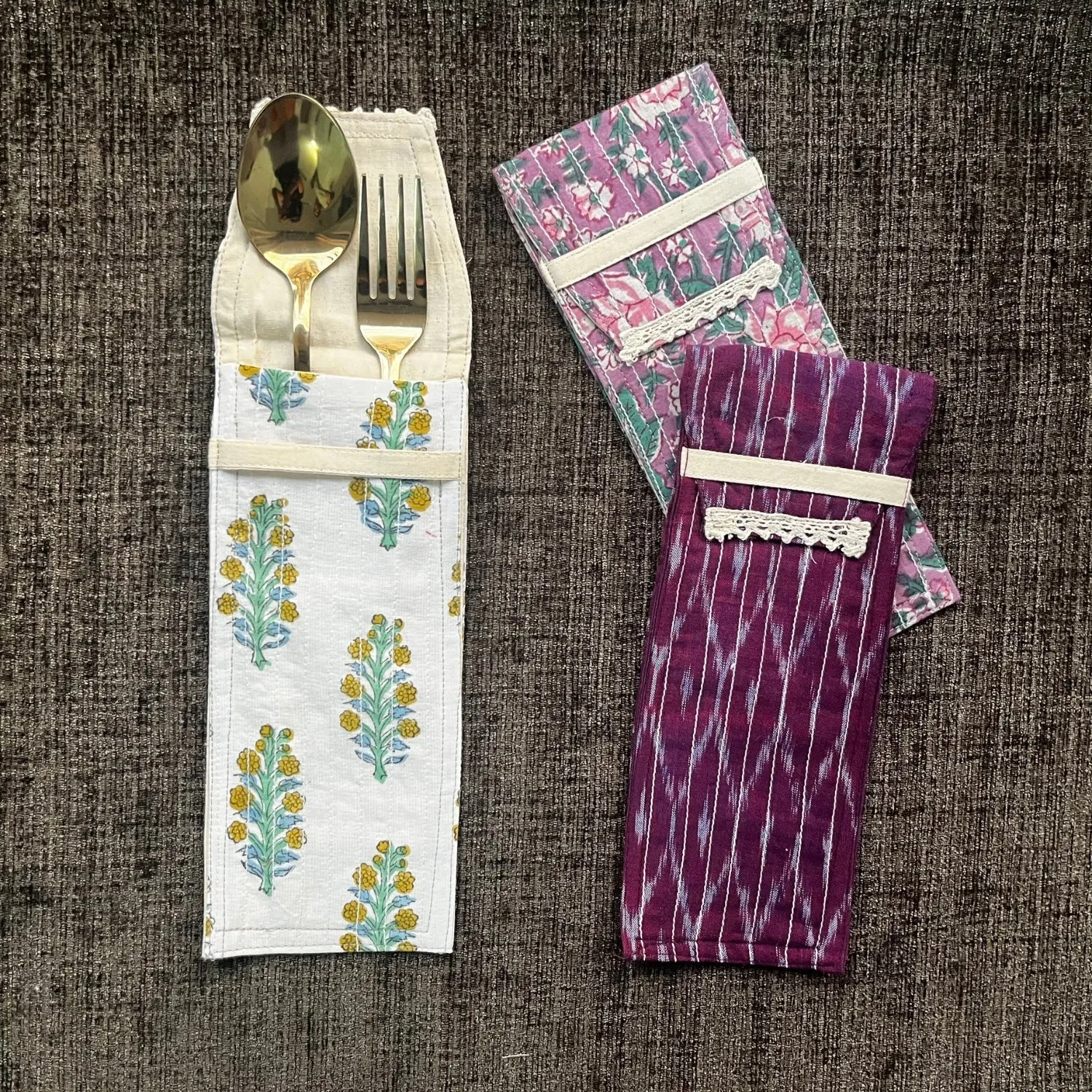 Cutlery Cover / Holder / Case | Travel Essential | Table Cutlery Wrap