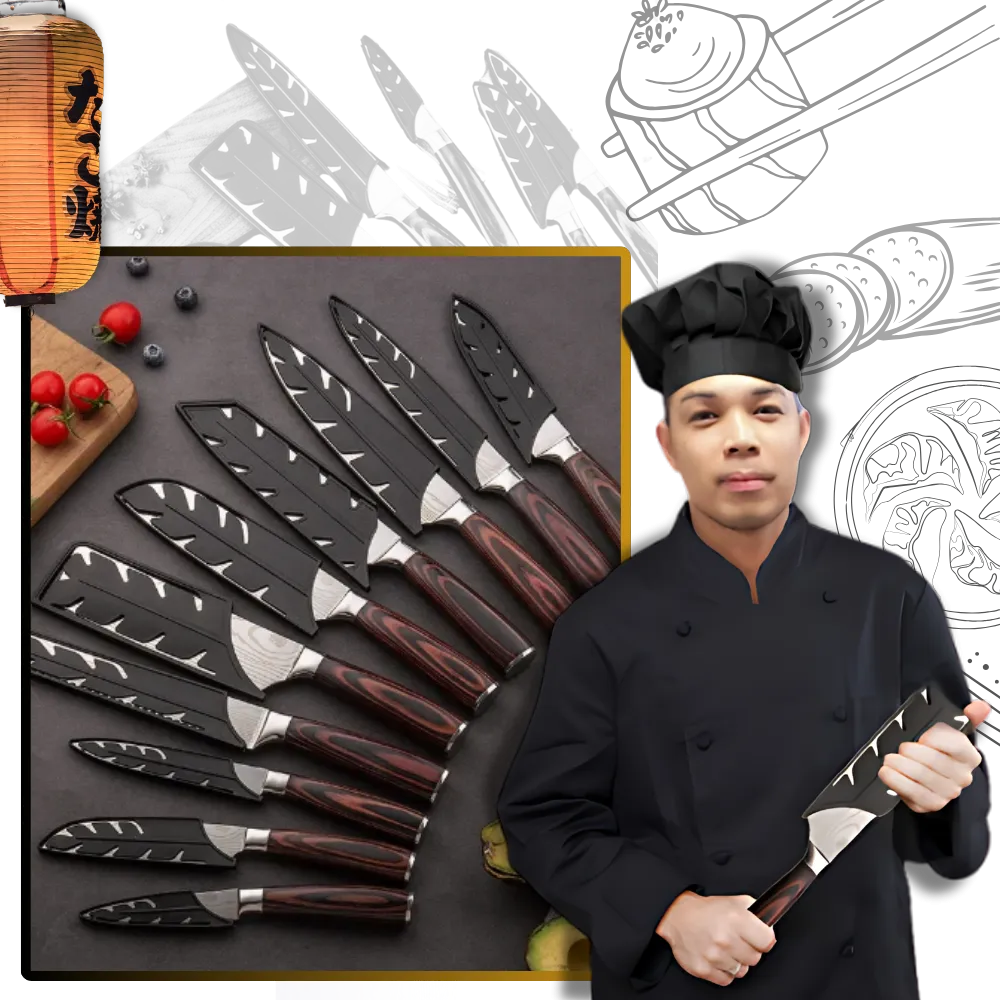 Forest Wood Japanese Knife
