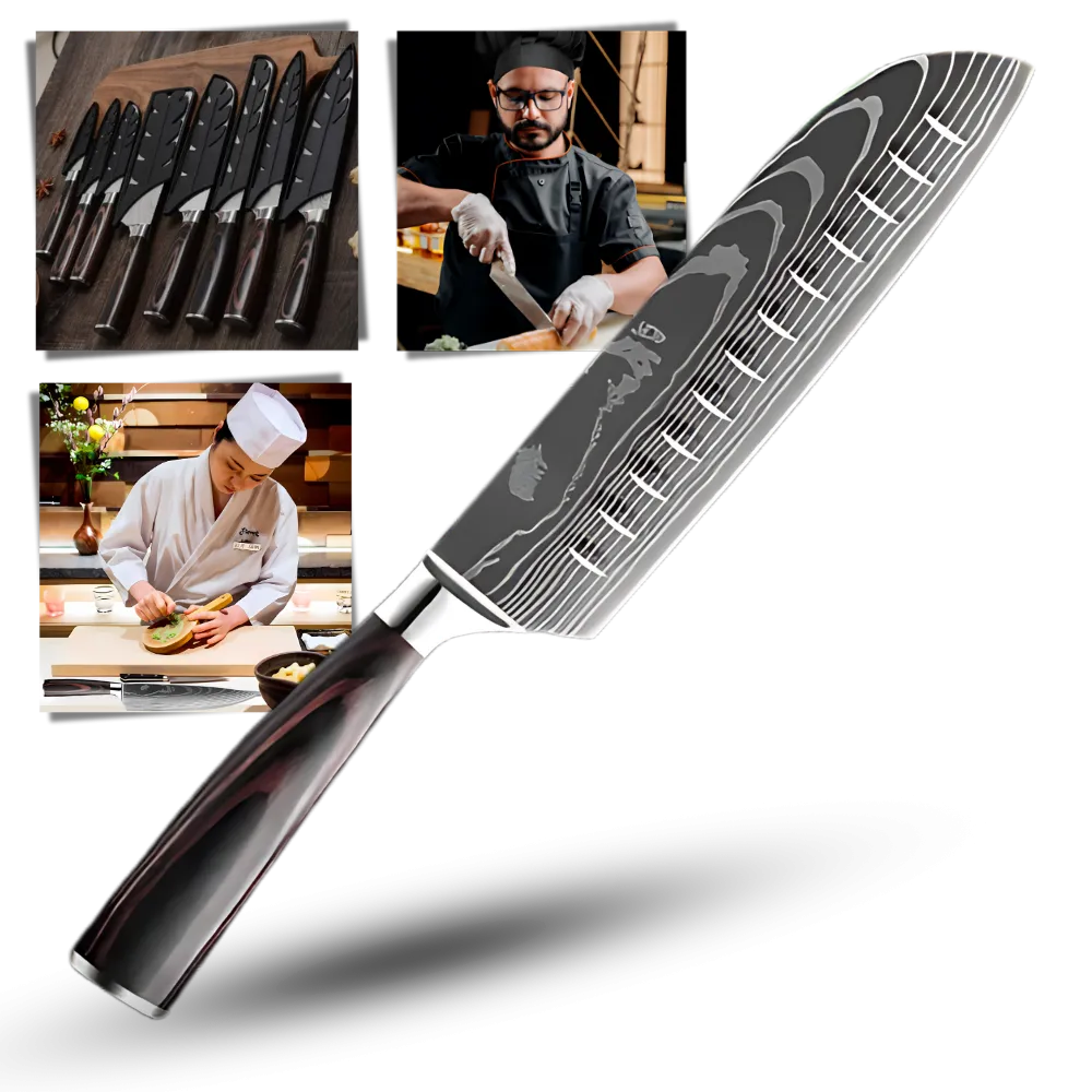 Forest Wood Japanese Knife
