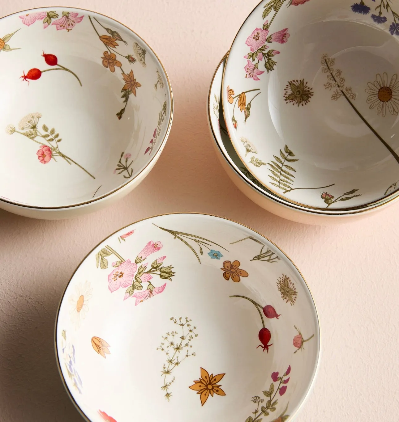 Garden Boho 4 pieces serving bowl set
