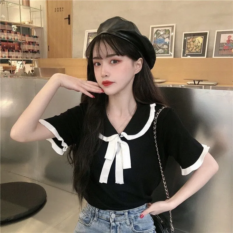 Harajuku Peter Pan Collar Shirt