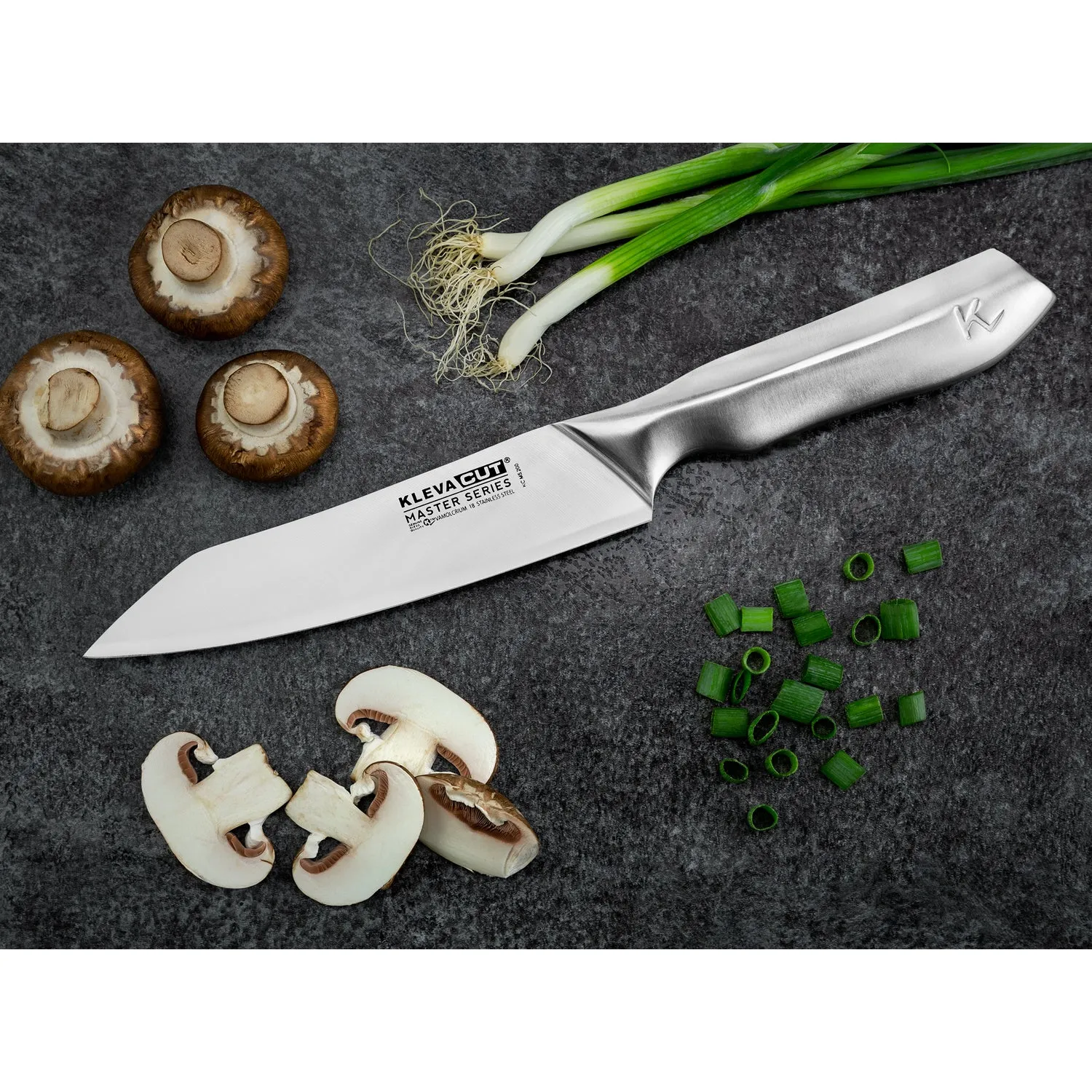 KlevaCut® Speciality 4pc Knife Set - Cleaver, Vegetable, Fillet & Oriental Knives