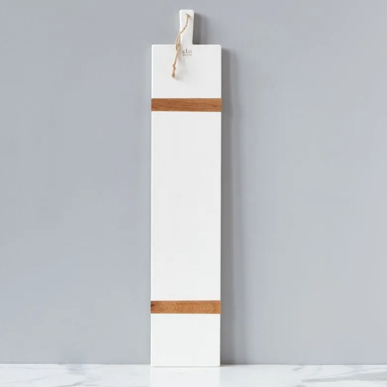 Large Serving Board in White