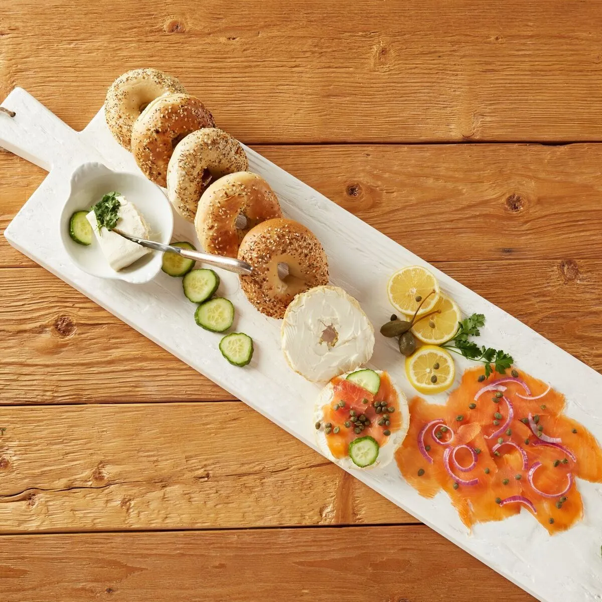 Large Serving Board in White