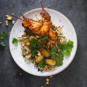 Marinated Pork and Quinoa Salad
