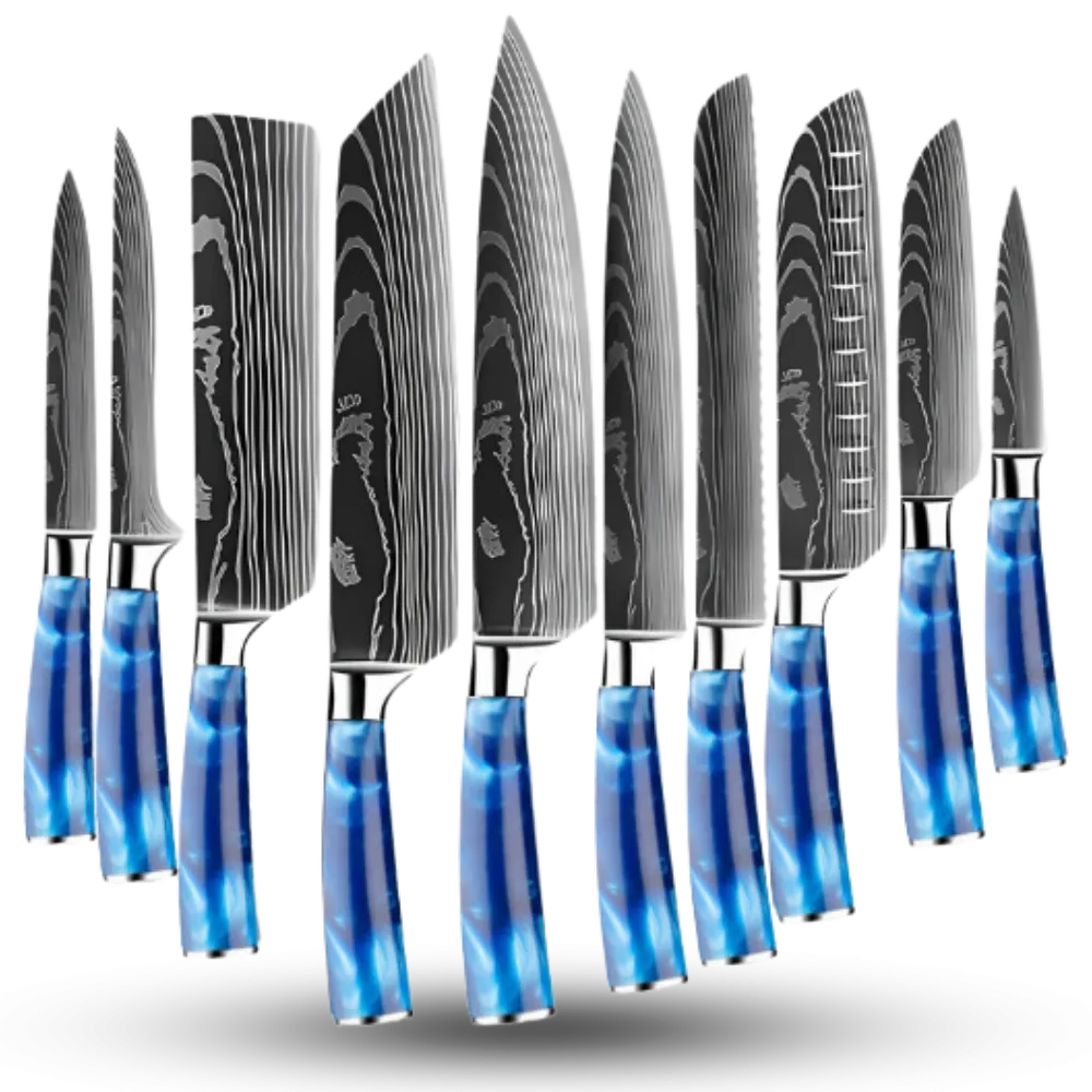 Ocean Blue Japanese Knives