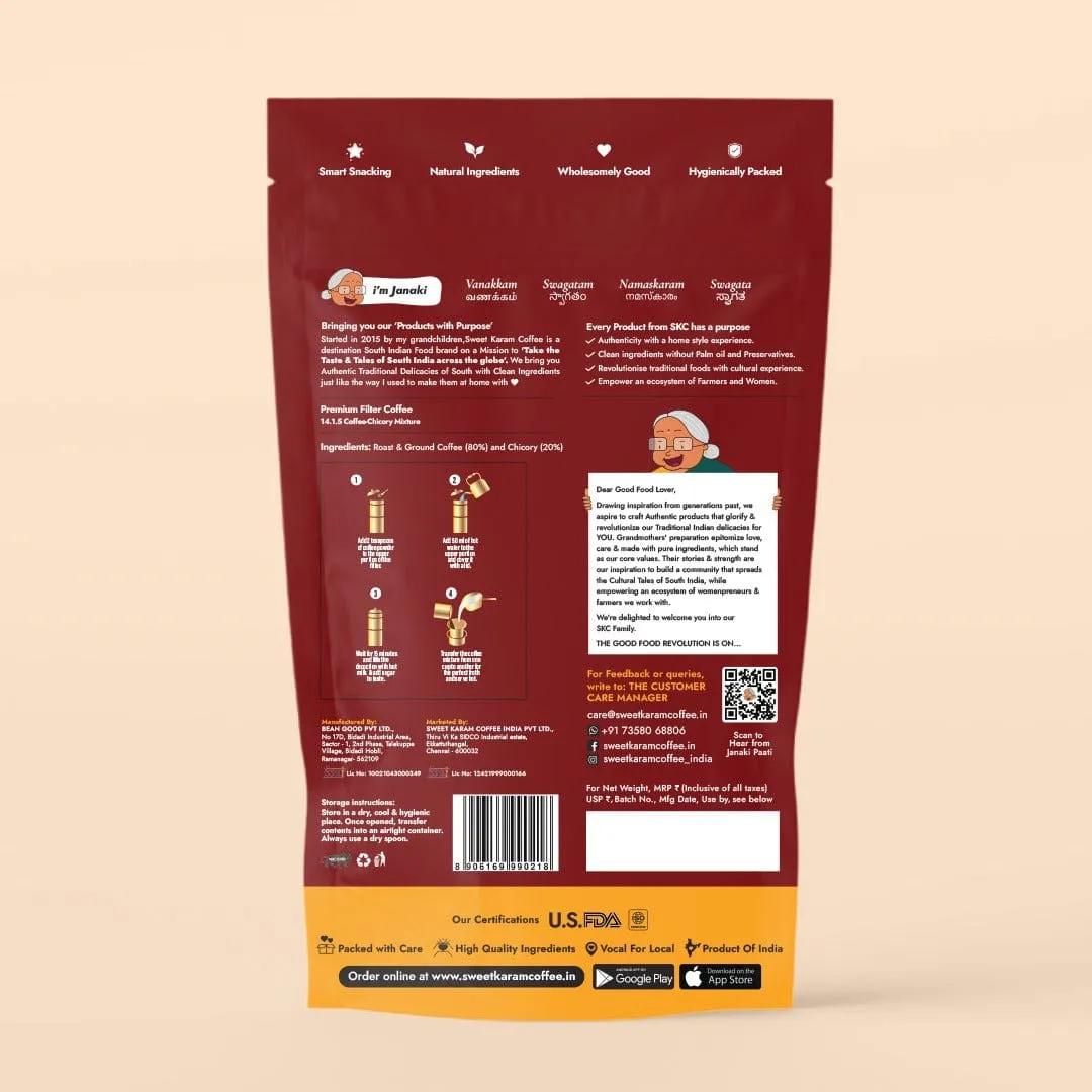 Premium Filter Coffee Powder (80:20)