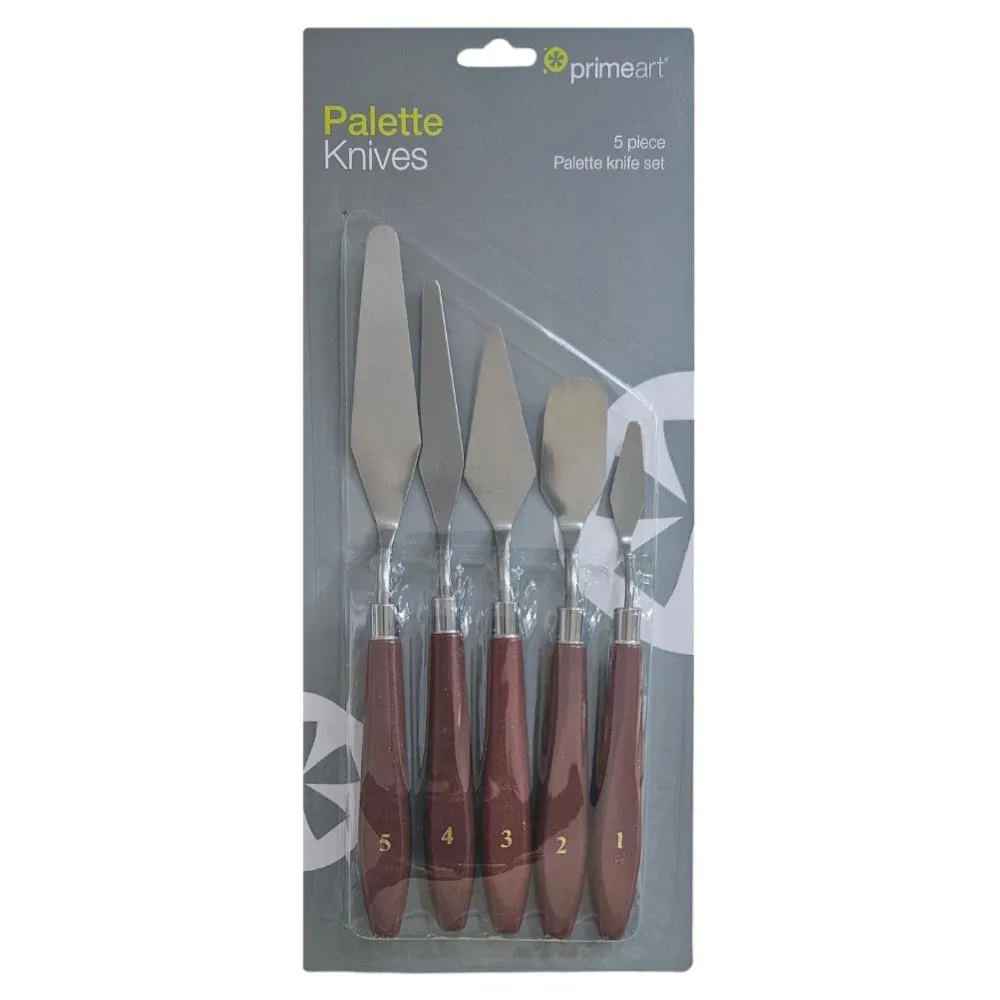 Prime Art Palette Knife Set - Metal 5pc