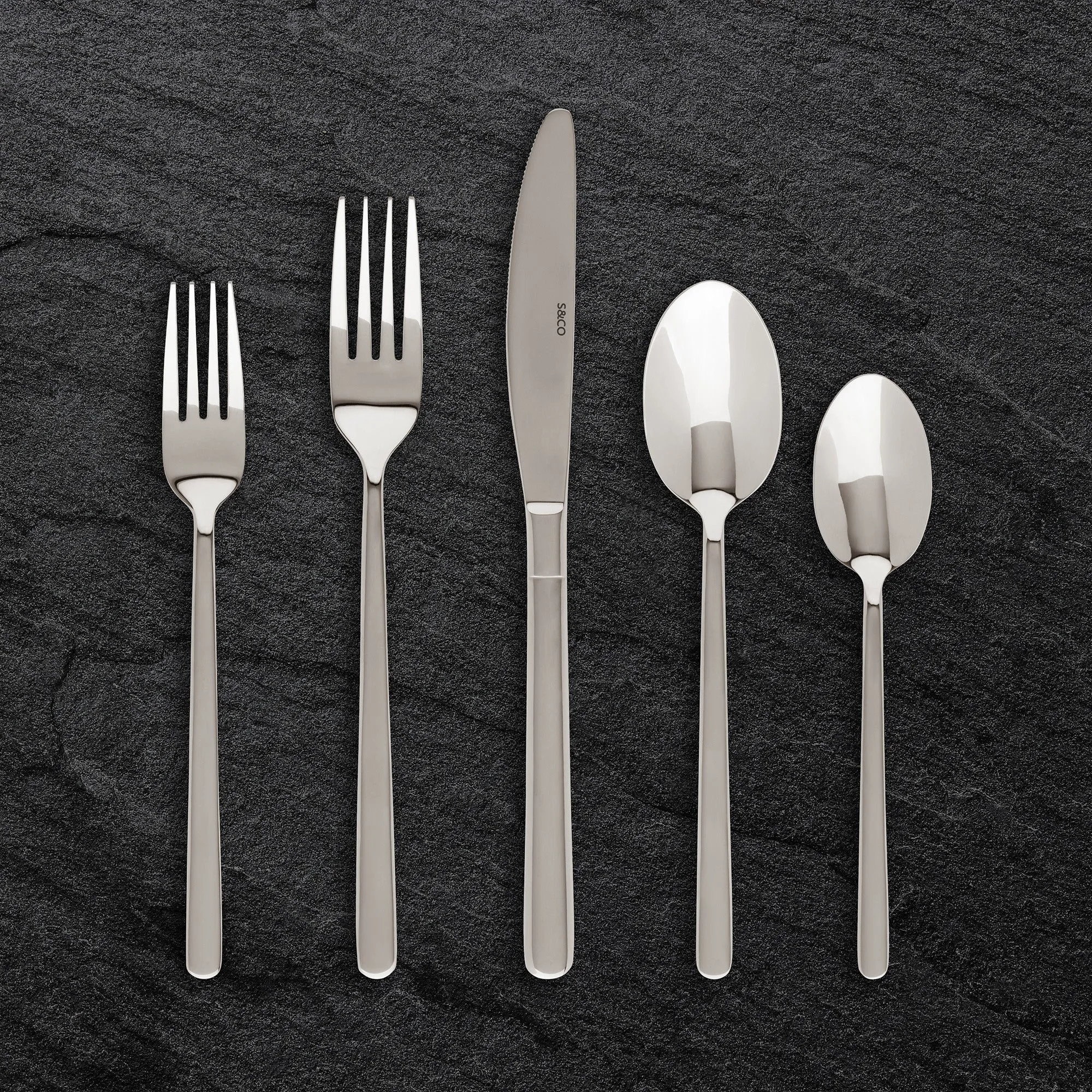 Safdie & Co. Gourmet Flatware Stainless Steel 20PC Stanford