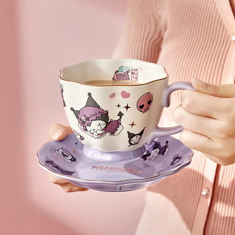 Sanrio Ceramic Coffee Cup & Saucer Set