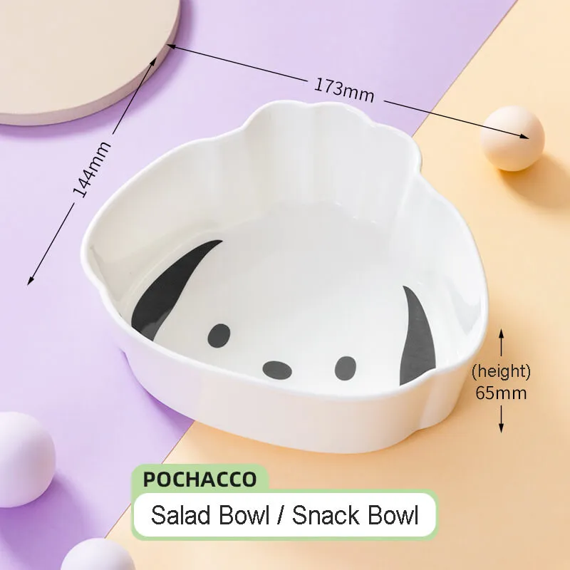 Sanrio Character Die-cut Face Snack Bowls