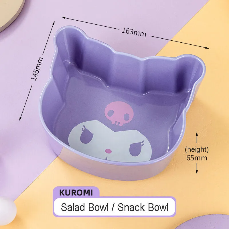Sanrio Character Die-cut Face Snack Bowls